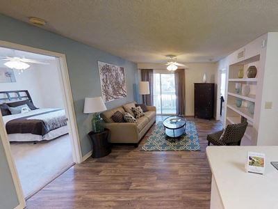 Living and dining rooms